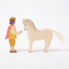 Wooden toy prince with white horse | © Conscious Craft